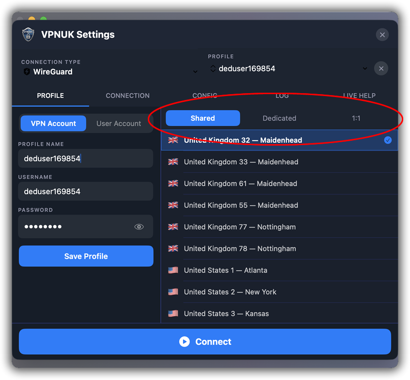Connect to VPNUK L2TP on macOS