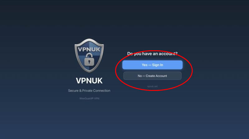 Setup VPNUK