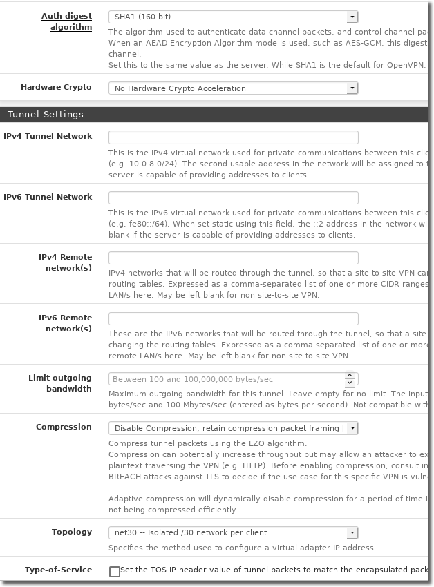 VPNUK pfSense Setup